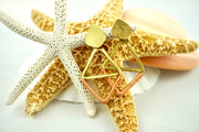 Kaia Earrings - Orange Diamond