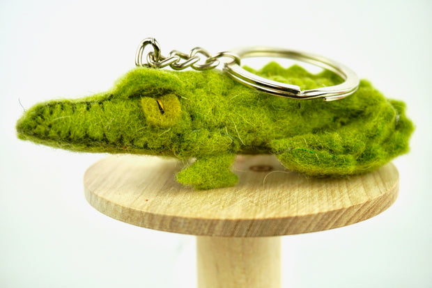 Florida Chomp Alligator Keychain