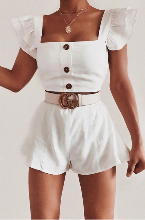 Radiant Sun Ruffle Top