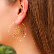 Naughty Nautilus Earrings