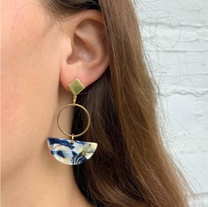 Cape Canaveral Lunar Earrings
