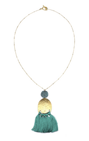 Pirate Booty Teal Necklace